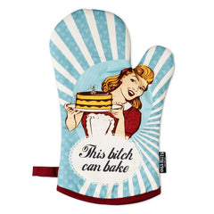 This Babe Can Bake Oven Mitts And Potholder Set