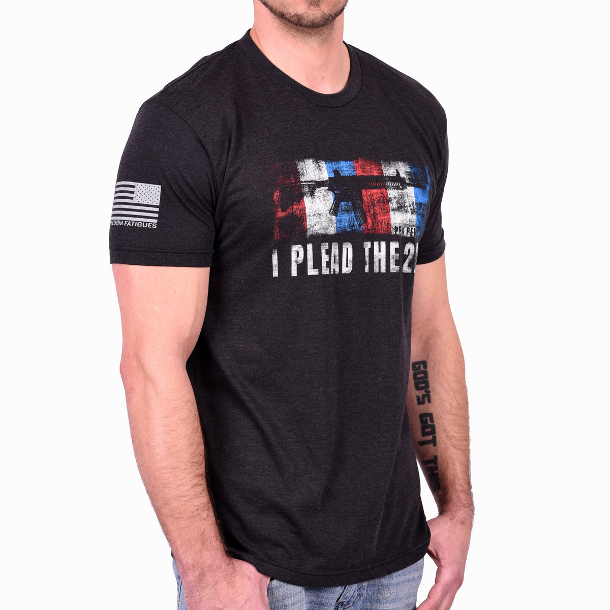 Men's "I Plead the 2nd" T-Shirt by Pew Pew Nation
