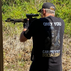Range day on style with our Only You Can Prevent Socialism T-Shirt.