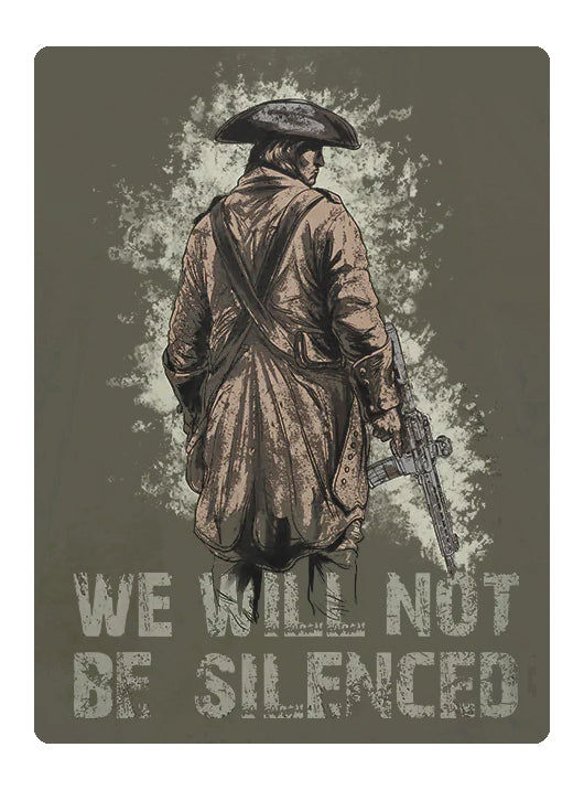 We Will Not Be Silenced Printed Patch
