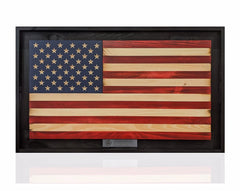 Warrior 12 - Flags of Valor - Liberty Wooden Flag