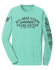 Racing Division Unisex Garment Dyed LS-Mint
