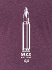 Womens Size Matters Bullet Tee