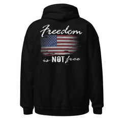 Freedom Is NOT Free Patriotic American Flag Hoodie