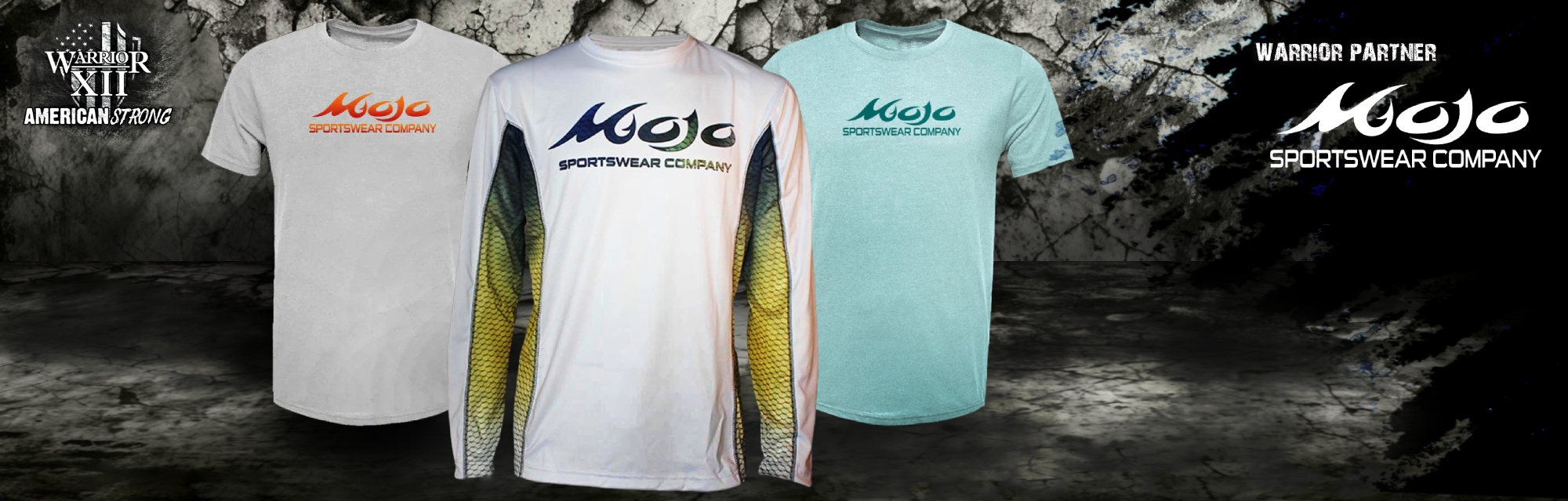 Wahoo Panels Short Sleeve T-Shirt - Heron Blue - XS - Mojo Sportswear Company