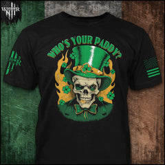 Our new Irish Gentleman design with a large Irish inspired design on the front.