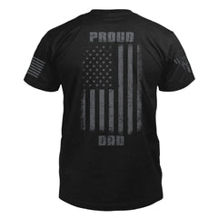The back of "Proud dad" featuring the main design of, Proud dad.
