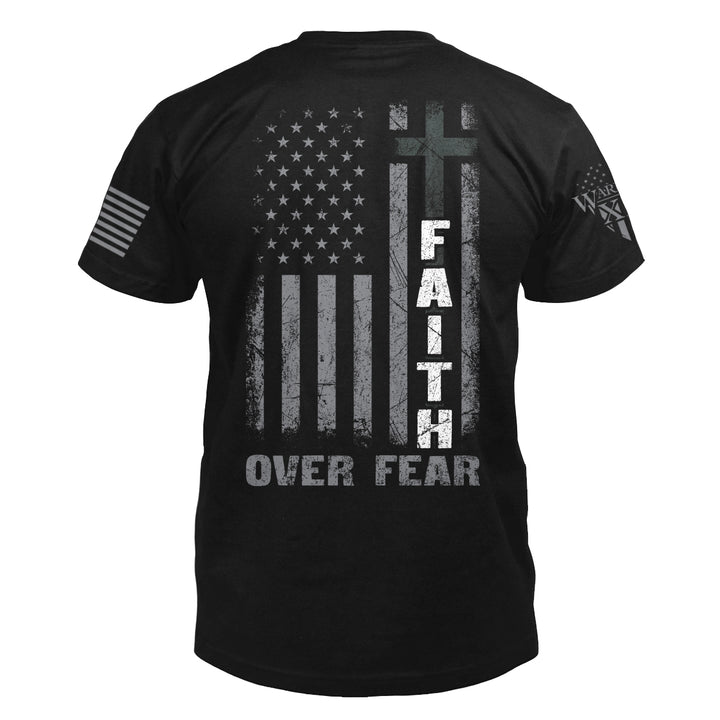 Warrior 2 Faith Over Fear, Cross Of Courage T-shirt