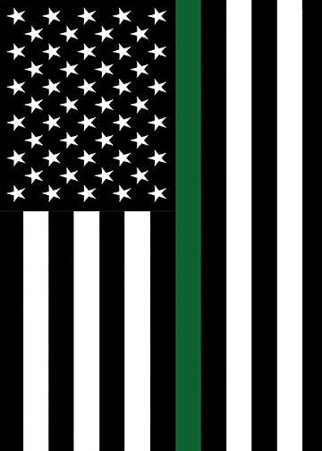 Thin Green Line Flag