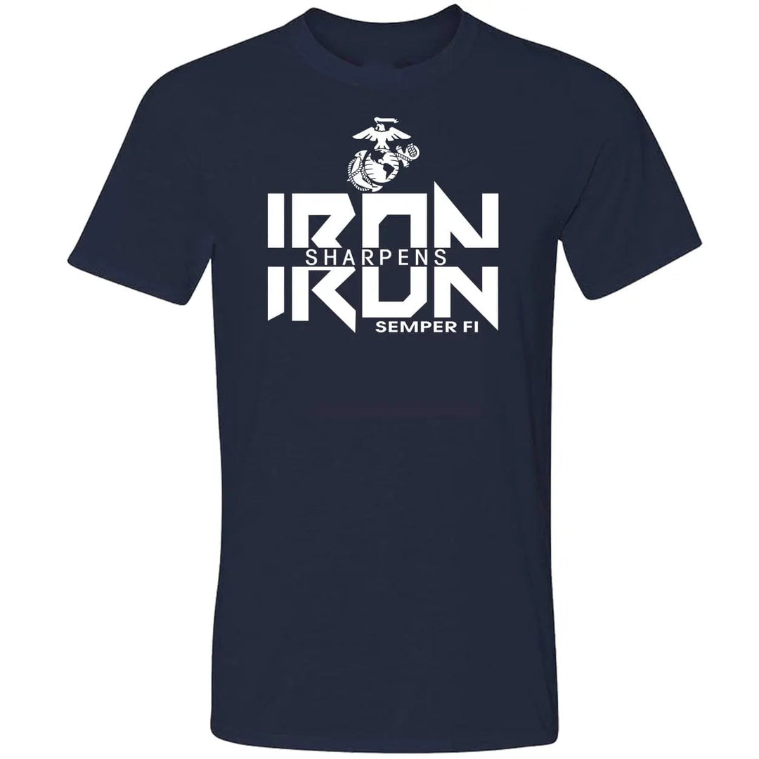 Combat Charged Iron Sharpens Iron Performance Tee