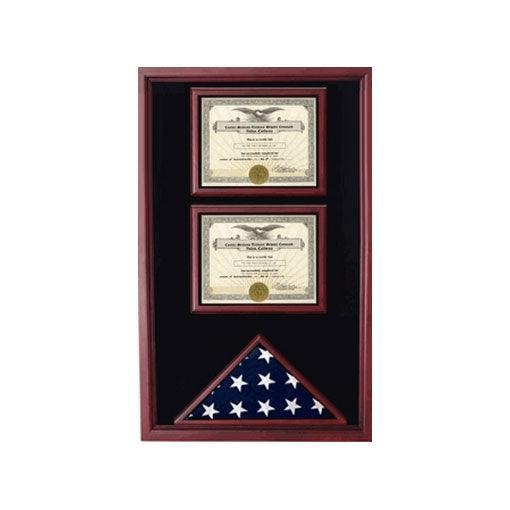 2 Documents Flag Display Cases