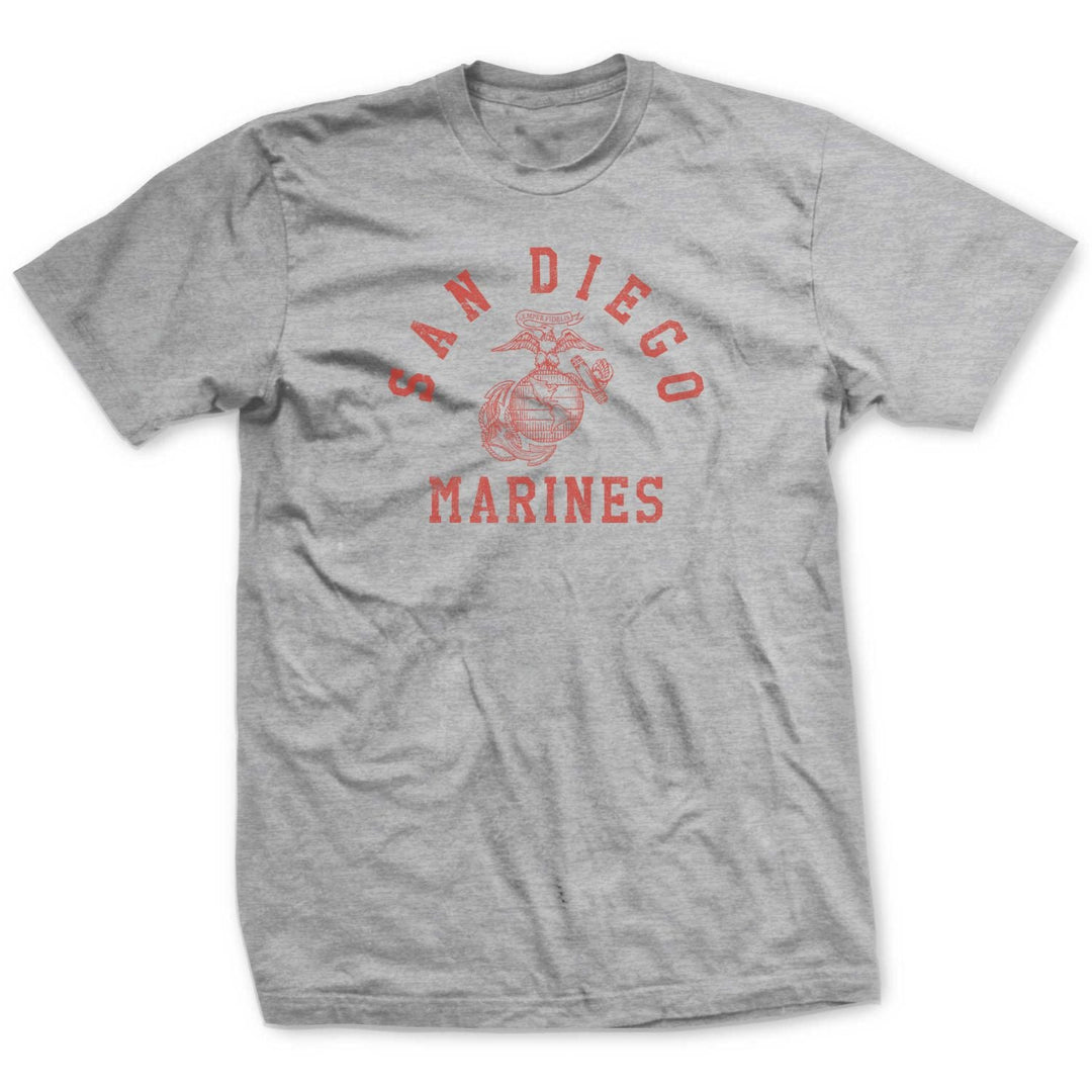 San Diego Old School Training T-shirt - Heather Grey