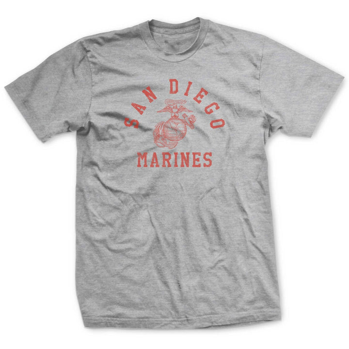 San Diego Old School Training T-shirt - Heather Grey