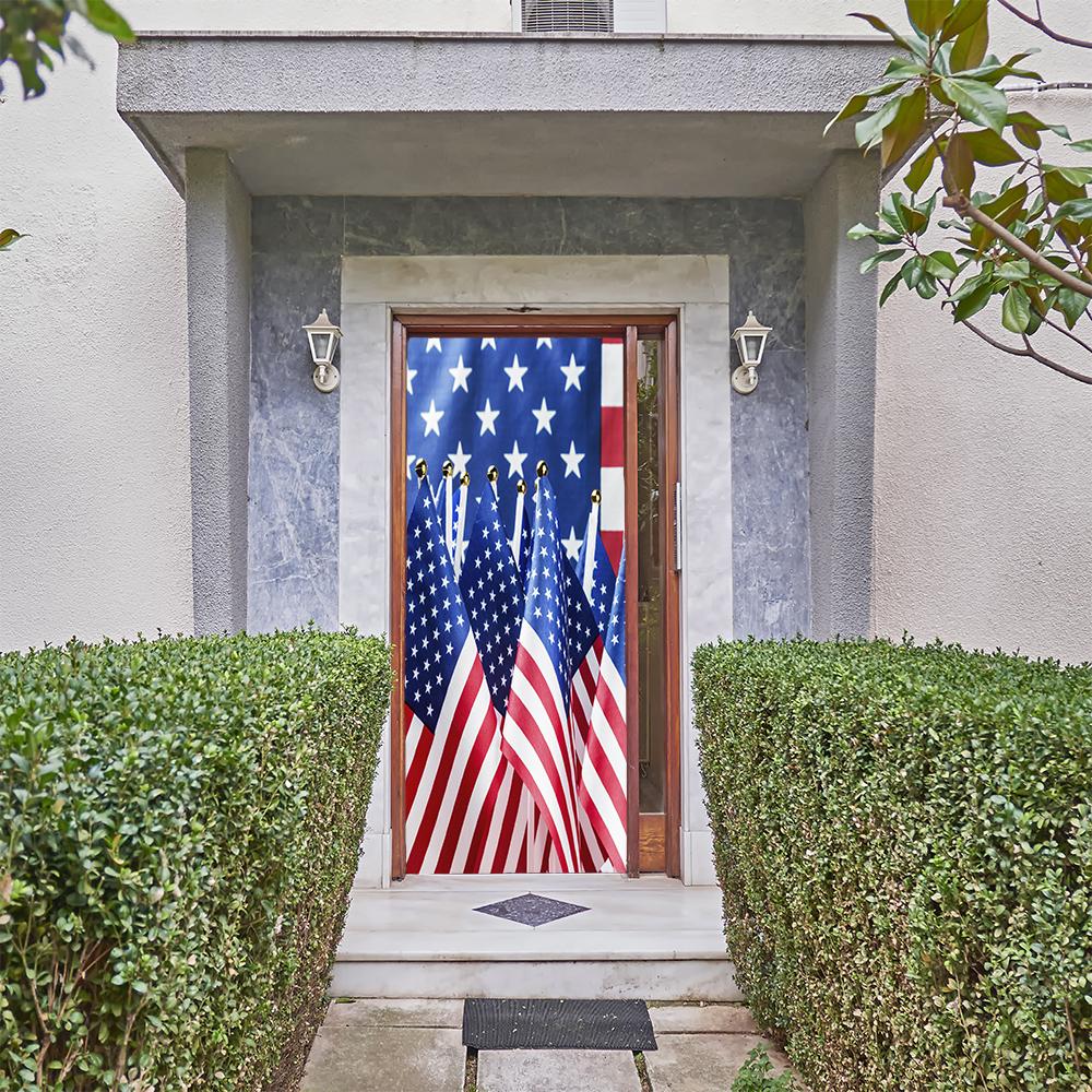 American Flag Door Hanger