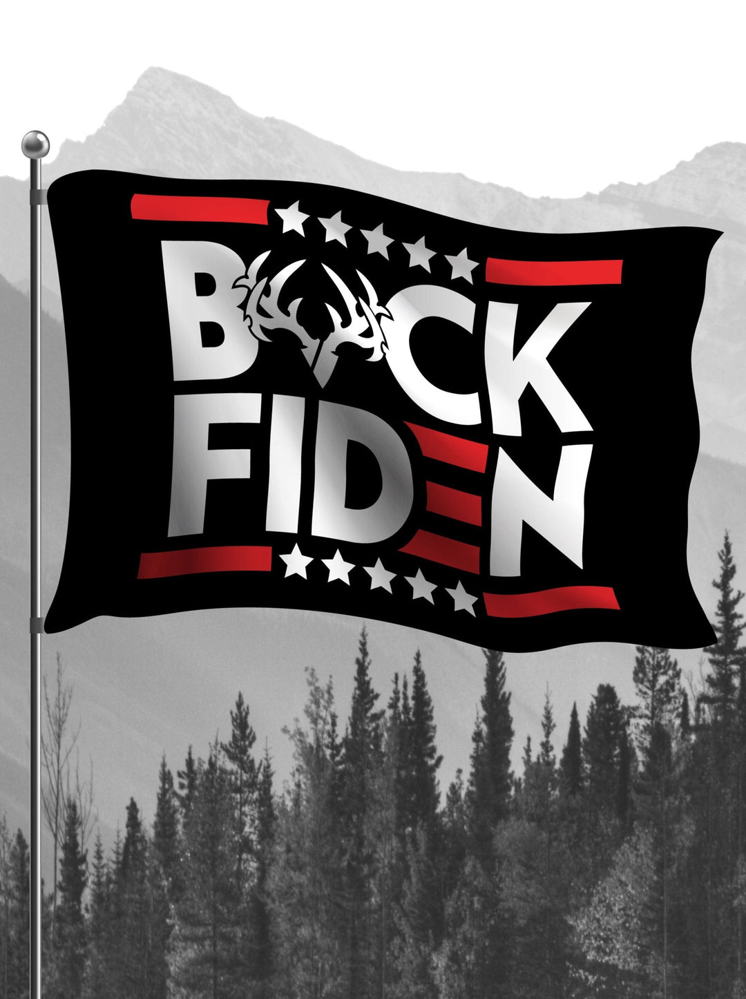 Buck Fiden Beanies,Flag - 2 Sizes