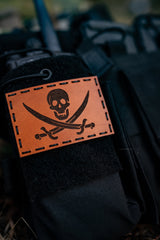 Calico Jack Flag Leather Patch