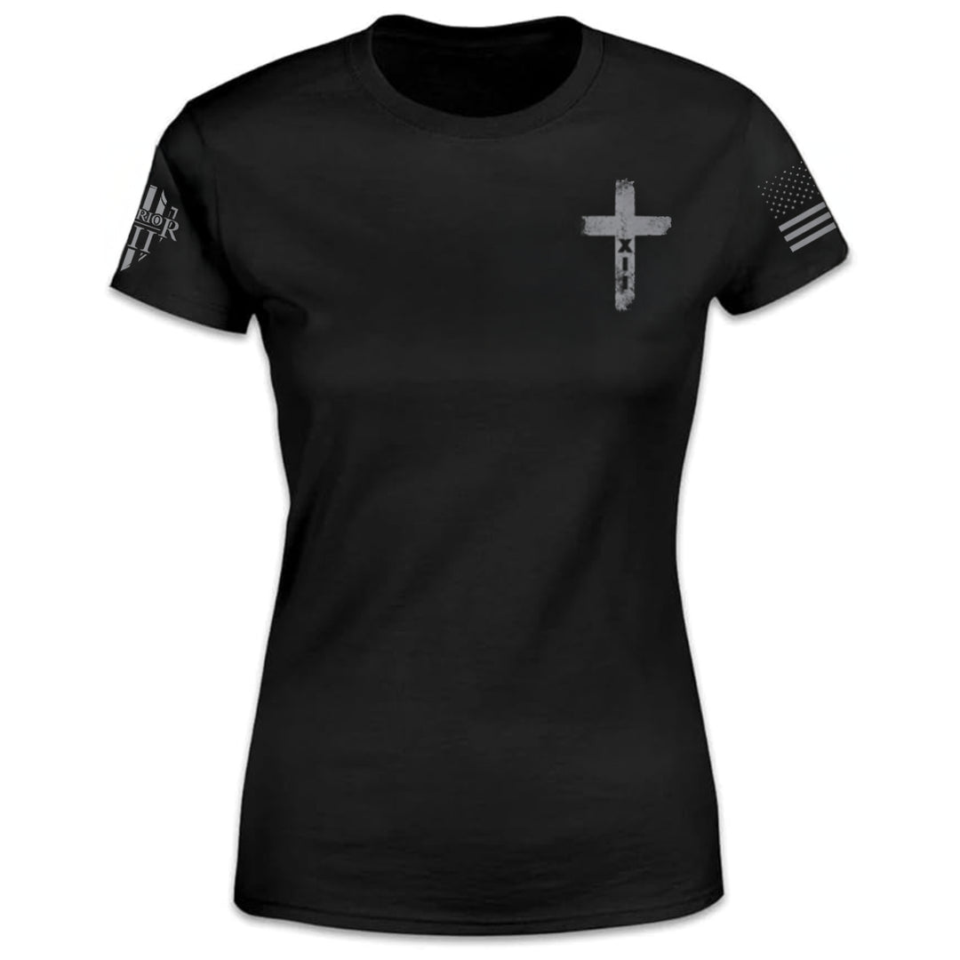 Warrior 2 Faith Over Fear, Cross Of Courage T-shirt