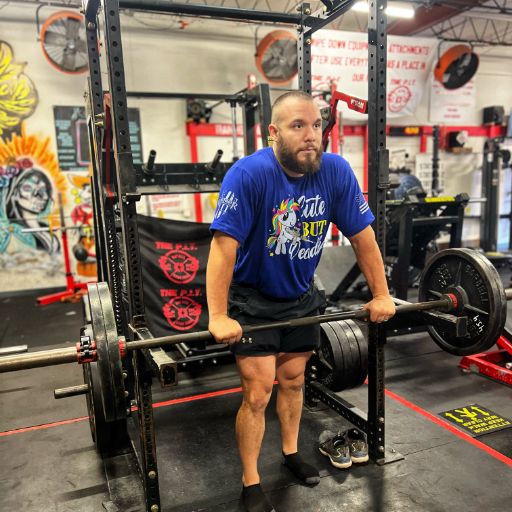 Customer wearing Cute But Deadly while working out at the gym. 