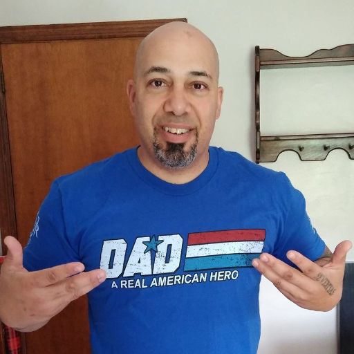 We are thrilled seeing how much this customer loves his new Dad- A Real American Hero t-shirt. 