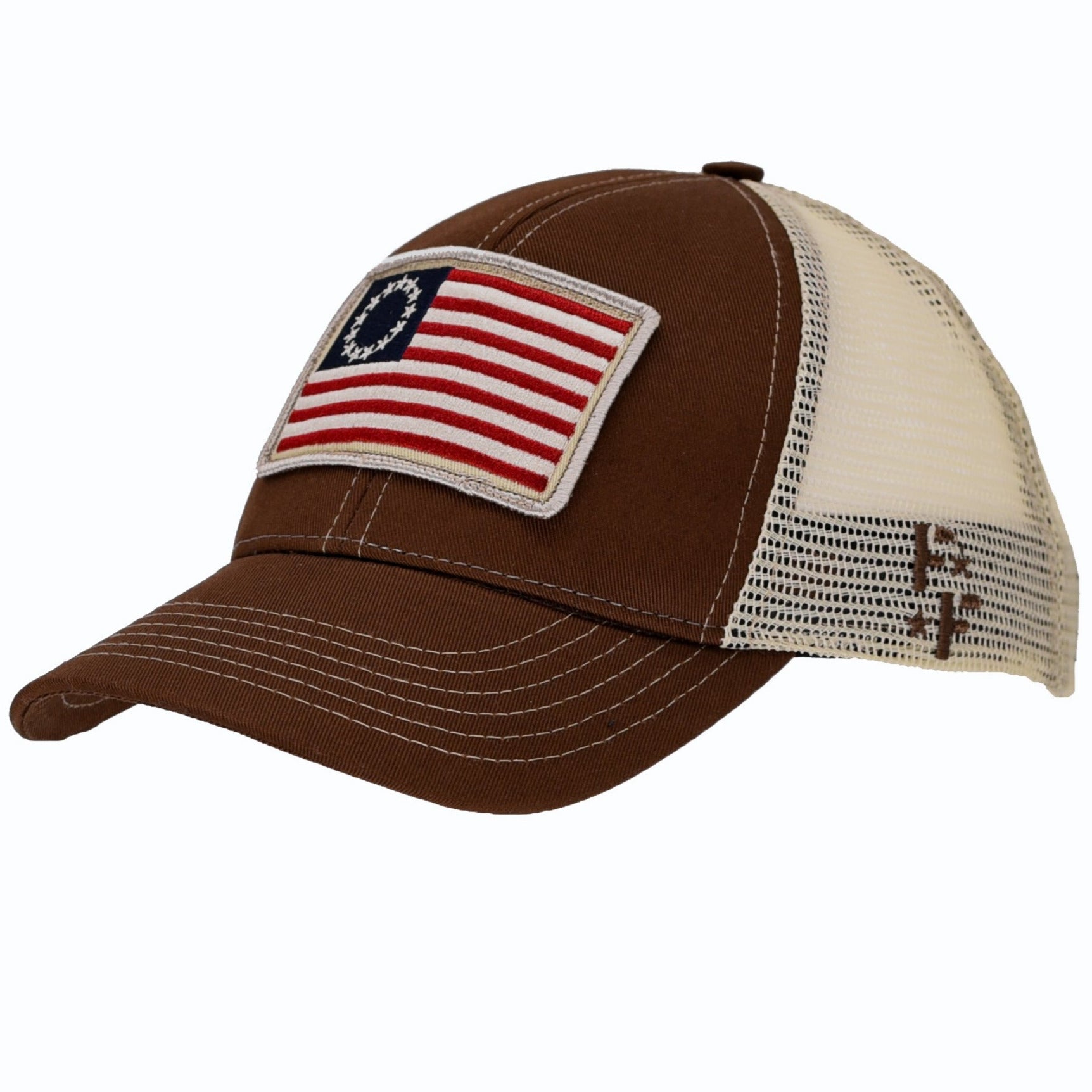Betsy Ross Flag Patch Trucker Hat