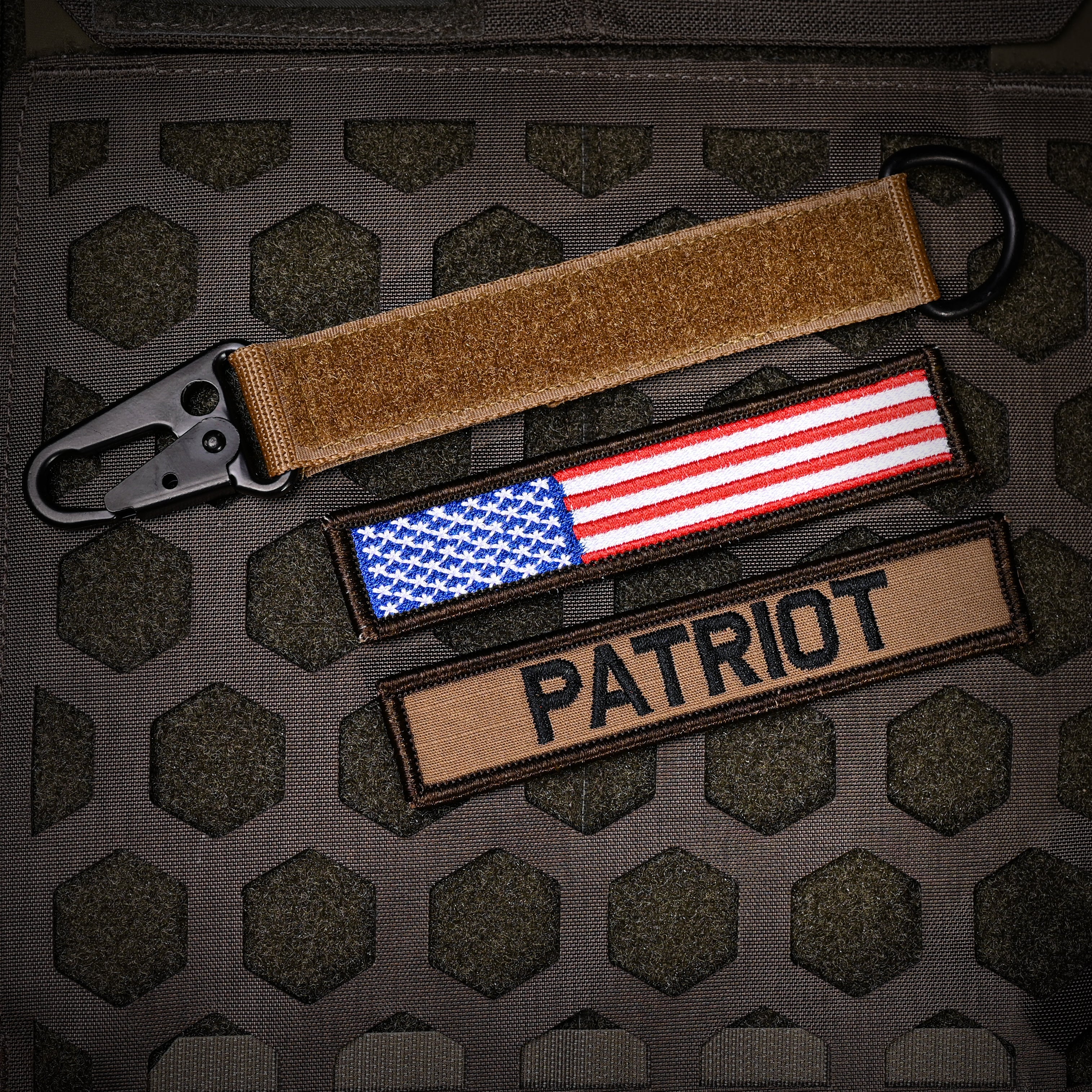 American Made Heavy Duty Tactical Keychain - Patriot