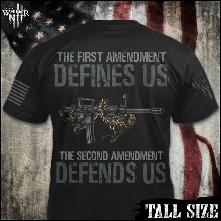 Defending Freedom Tall Size T-shirt