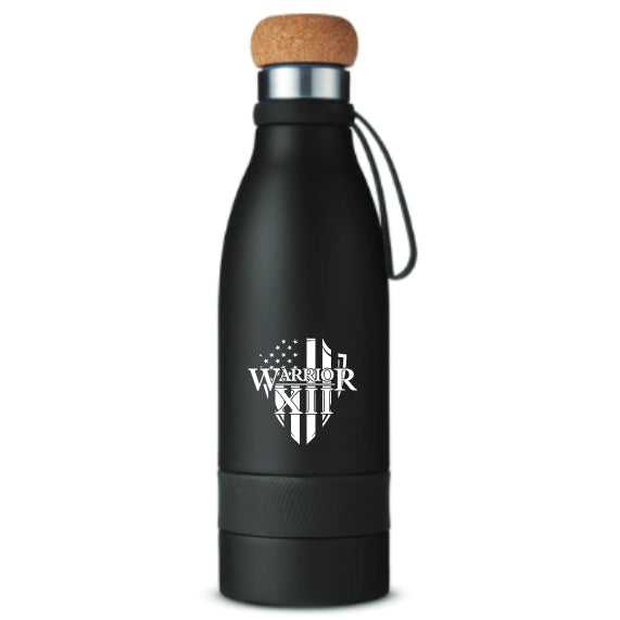 19oz Double Wall Vacuum Bottle With Cork Lid from Warrior 12