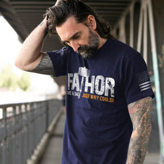 A certified warrior sporting our new Fathor T-Shirt.