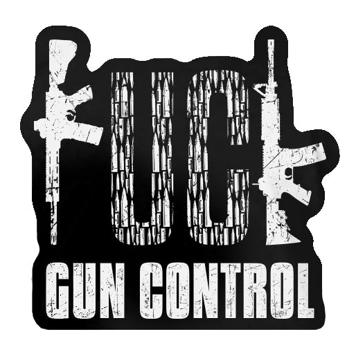 Fck Gun Control Decal large