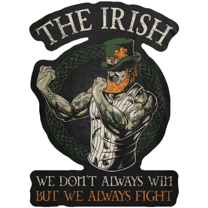 Fighting Irish Decal (Large) - Warrior 12 - A Patriotic Apparel