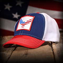 Freedom Eagle Red White & Blue Trucker Hat