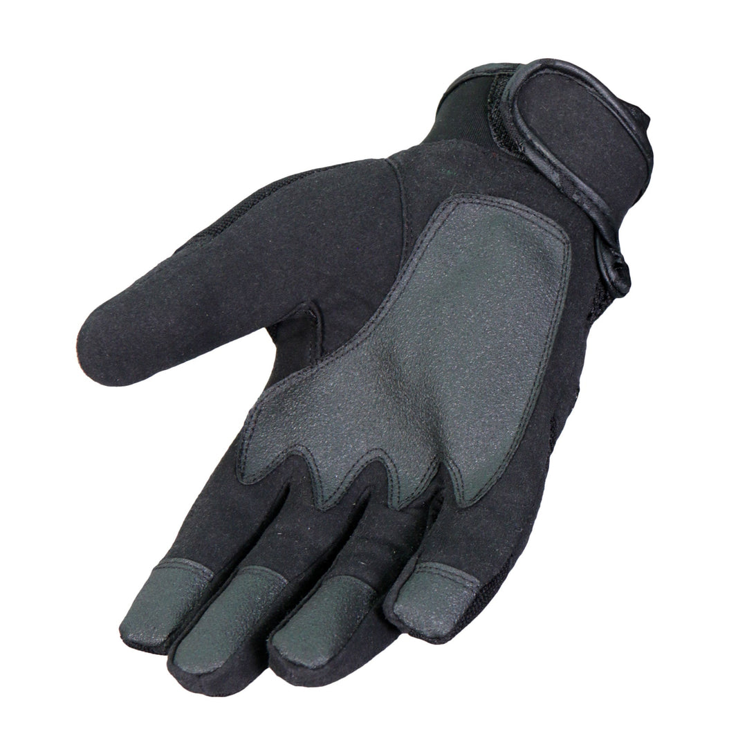 Hot Leathers Padded Knuckle Mechanic Gloves