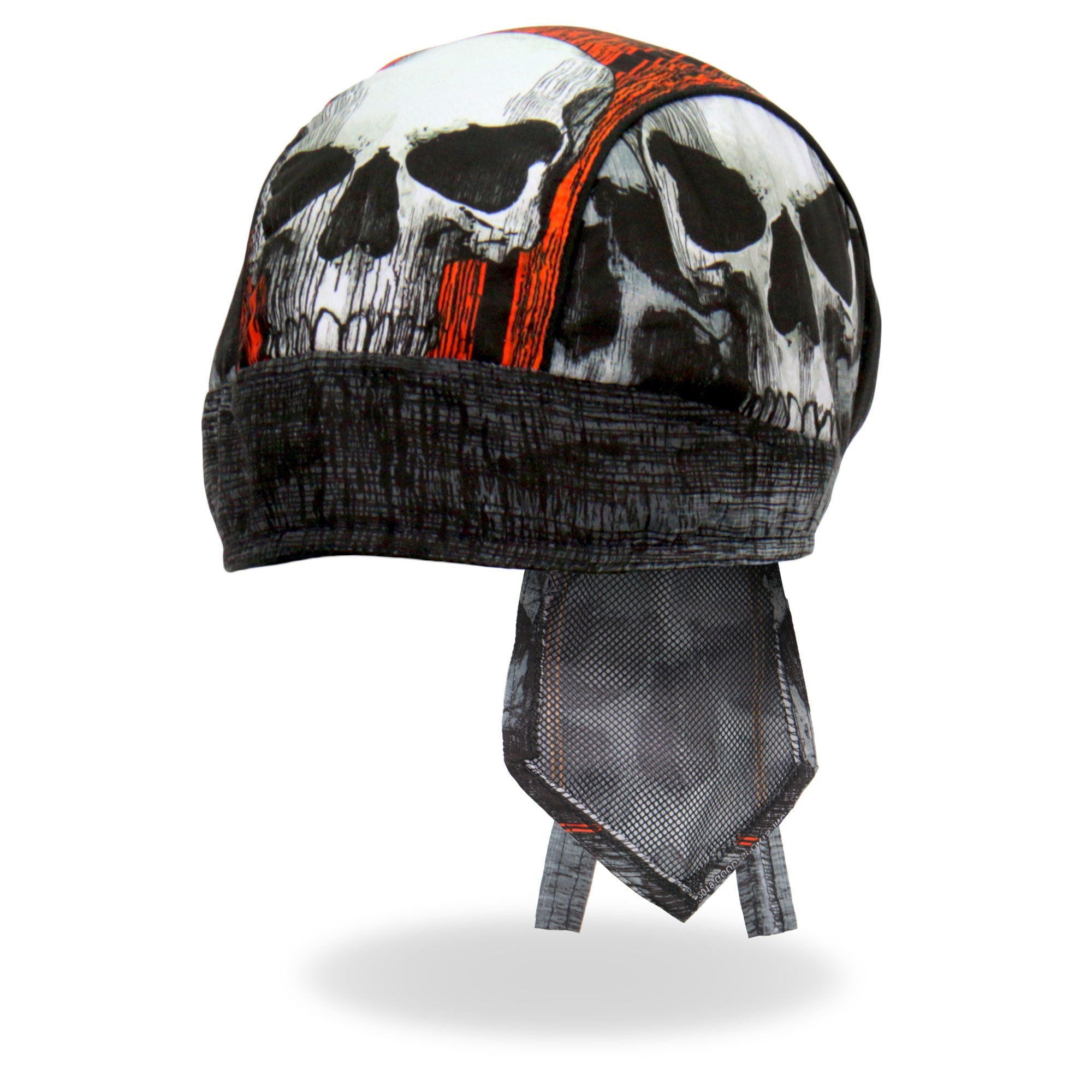 Hot Leathers Jumbo Skull Lightweight Headwrap HWH1098