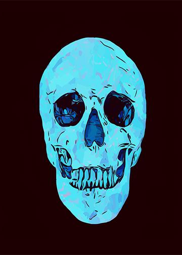 Glowing Skull