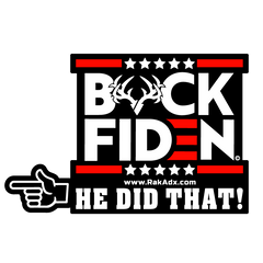 He Did That! Buck Fiden?äó Gas Pump Sticker