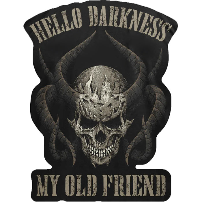 Hello Darkness Printed Patch