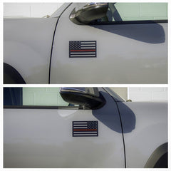 American Flag Vehicle Magnets - Black (Best-Seller)