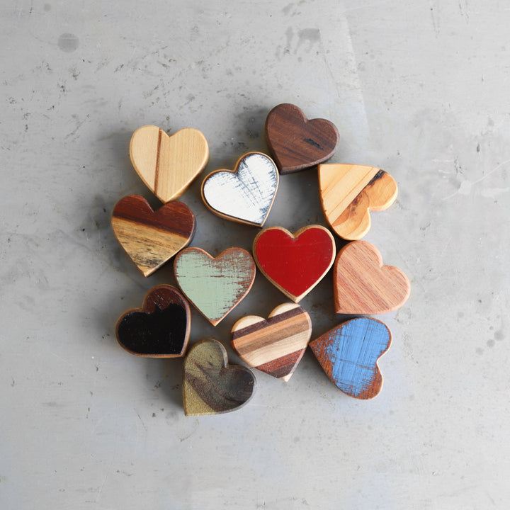 Handmade Wooden Hearts