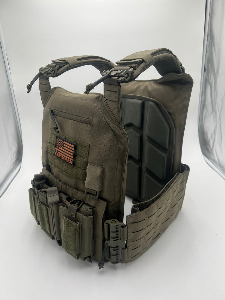 FULL KIT COMBO Crusader 2.0 XL Armor COMBO PACKAGE LIGHTWEIGHT LEVEL IV (2) 10x13.5 Front/Back Plates, Plate Carrier Bag, Medic Pouch