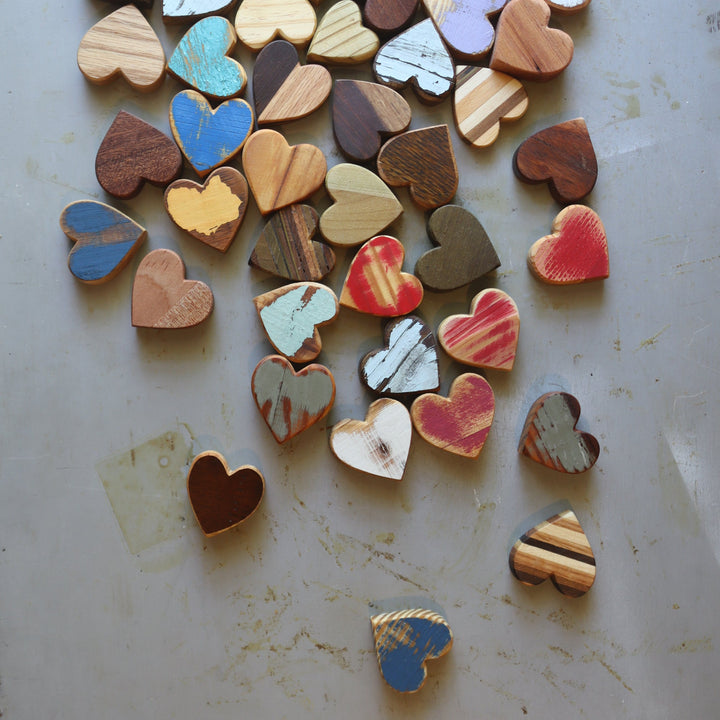 Handmade Wooden Hearts