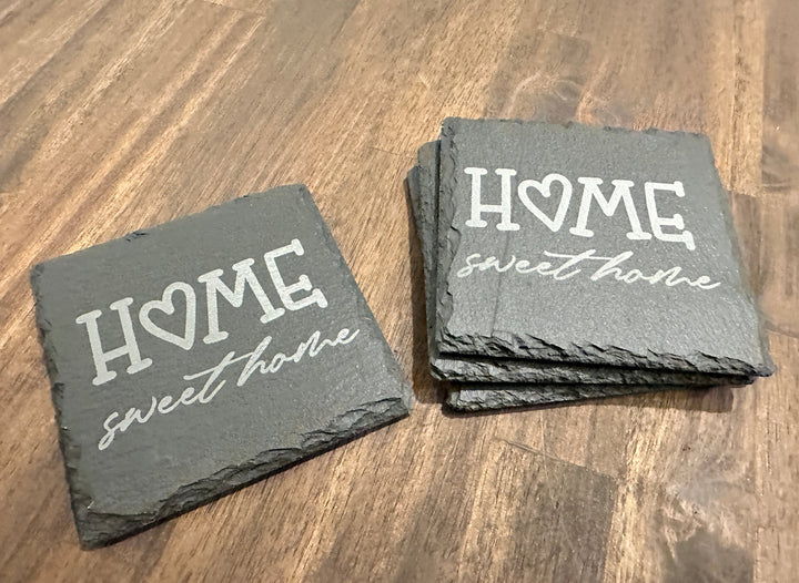 Home Sweet Home Coaster | Slate Coaster