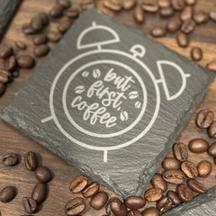 Coffee Lover Slate Coasters | Various Designs