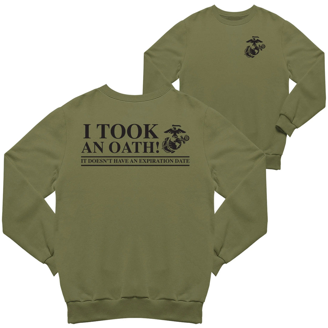 Marines I Took an Oath 2-Sided Sweatshirt