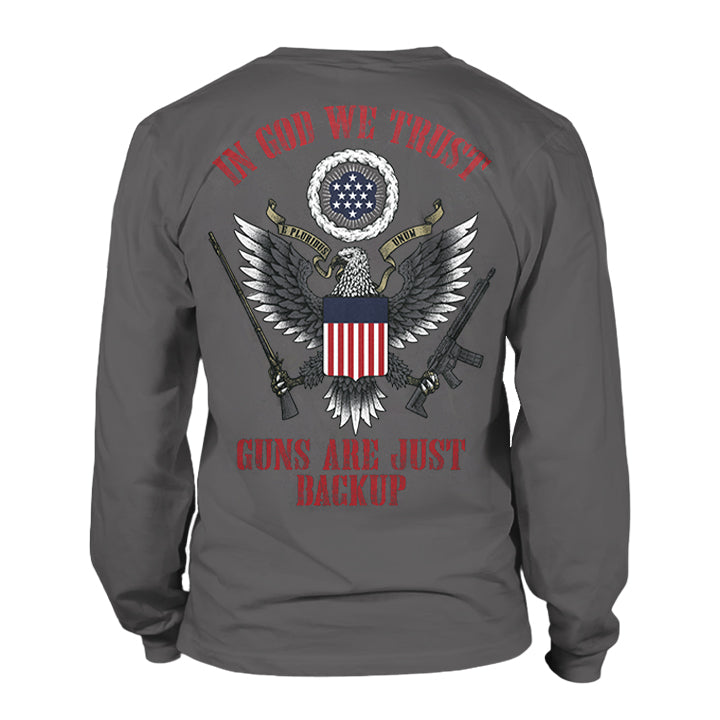 In God We Trust - Gray - Long Sleeve