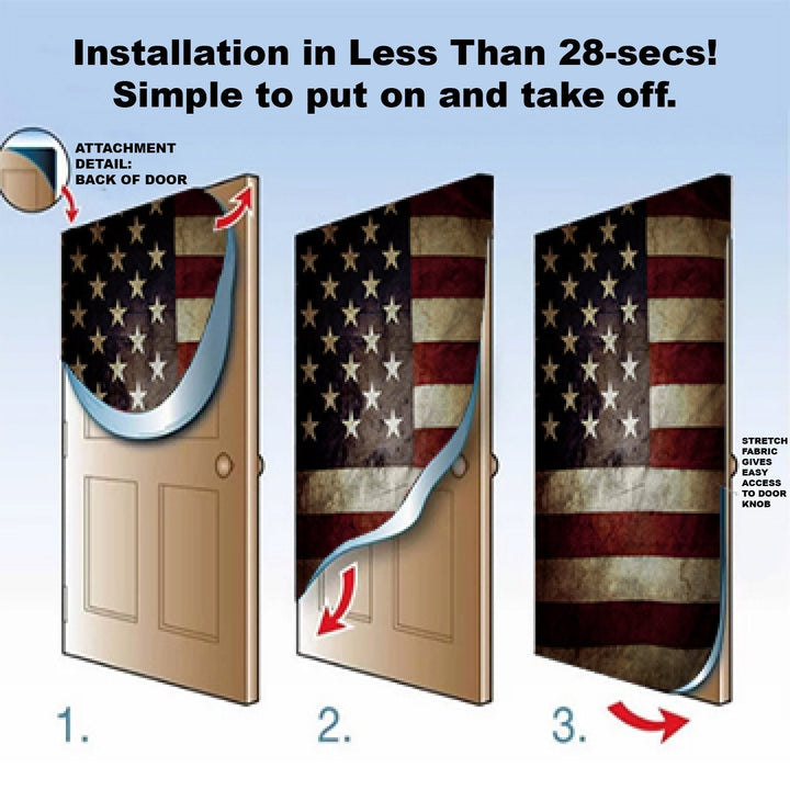 American Flag Door Hanger