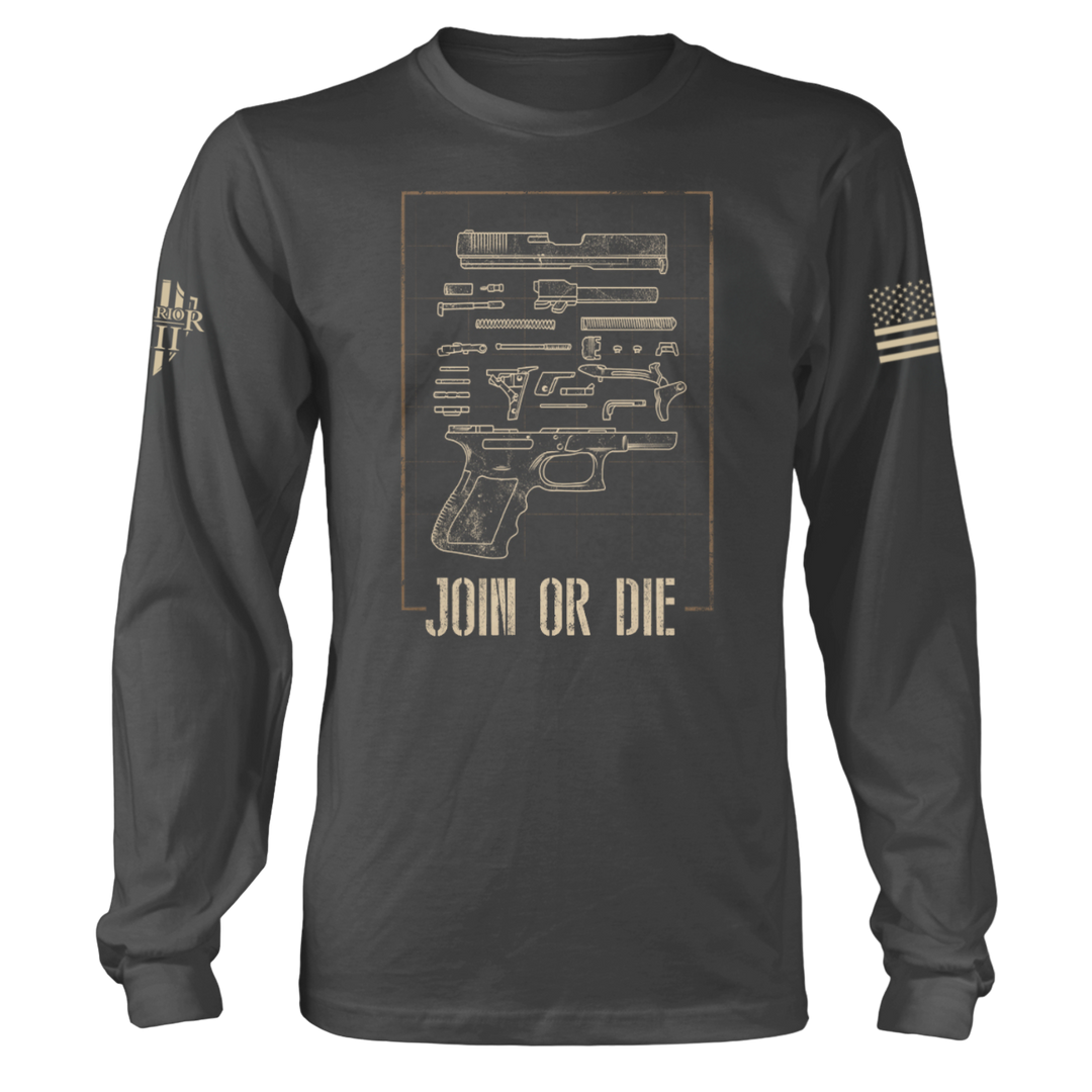 Join or Die - Tactical Blueprint - Long Sleeve