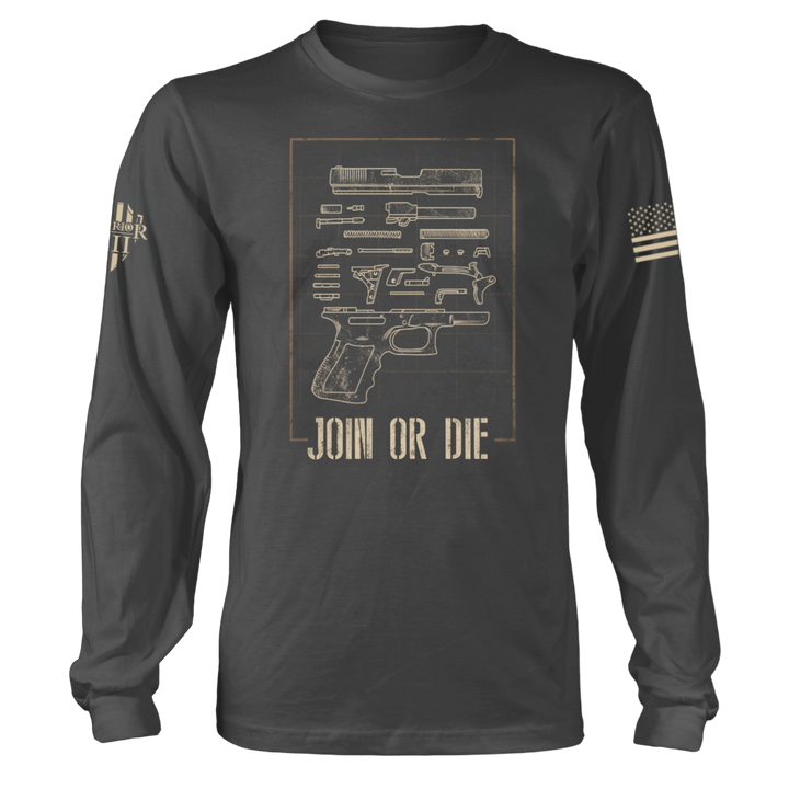 Join or Die - Tactical Blueprint - Long Sleeve