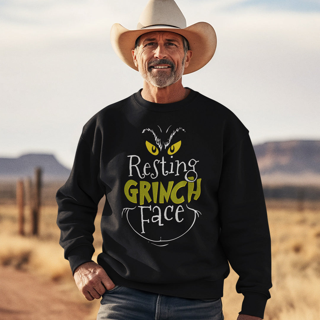 Resting Grinch Face - Sweatshirt