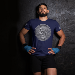 Training like a true warrior in our Liberty Coin T-Shirt.