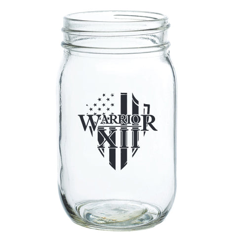 16oz Mason Jar Drinking Glass